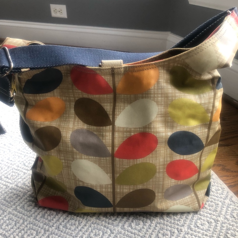 Oral Kiely Coated Canvas Bloom Purse